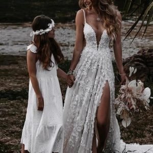 import placeholder for boho deep v neck a line lace wedding dre 160220461