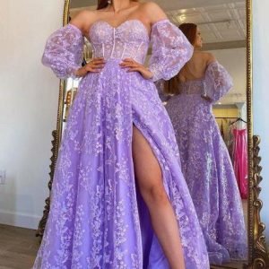 import placeholder for sweetheart lilac long evening party dres 160218603