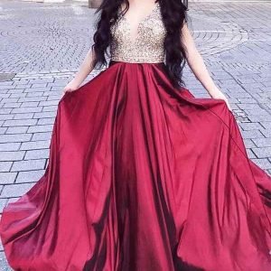 import placeholder for a line v neck beading prom dresses cheap 160219823
